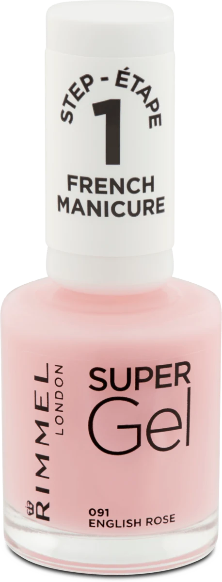 SUPER Gel FRENCH MANICURE lak za nokte - 091..., 12 ml