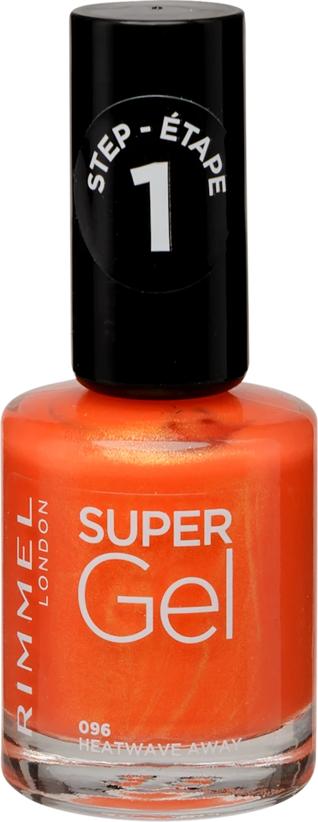 SUPER Gel lak za nokte - 096 HEATWAVE AWAY, 12 ml