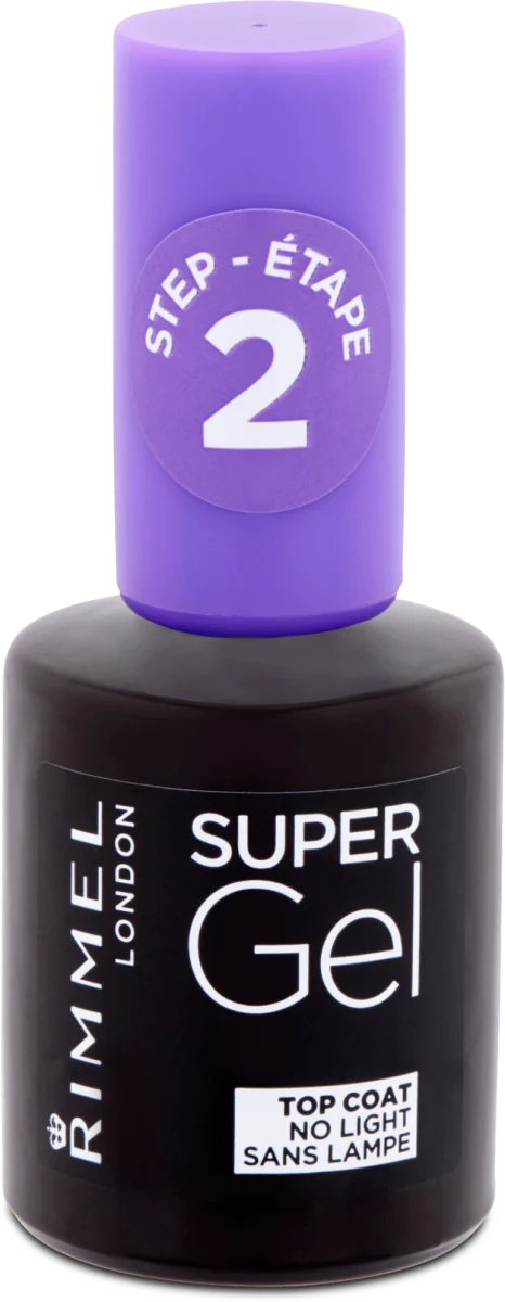 SUPER Gel TOP COAT završni lak za nokte, 12 ml