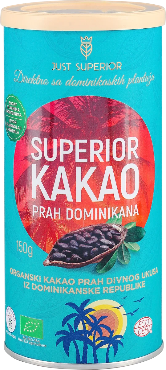 SUPERIOR ORGANSKI KAKAO PRAH DOMINIKANA, 150 g