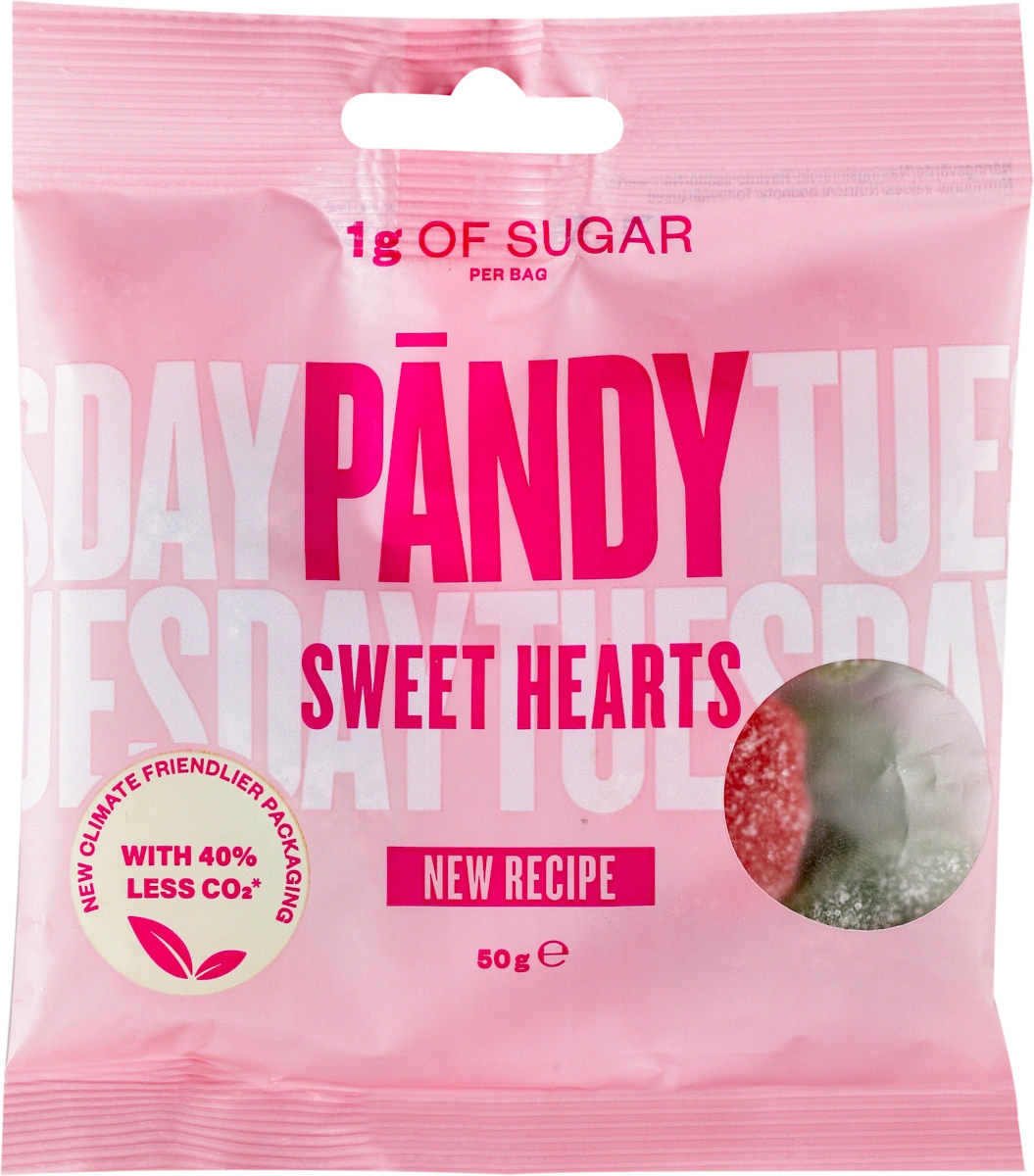 SWEET HEARTS gumene bombone - malina i kruška, 50 g