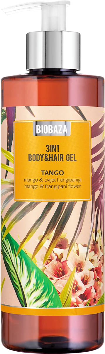 TANGO 3u1 gel za tuširanje - mango & cvet..., 400 ml