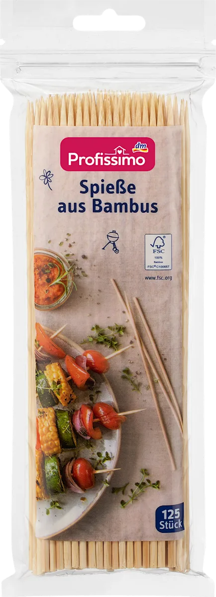 Štapići od bambusa, 125 kom