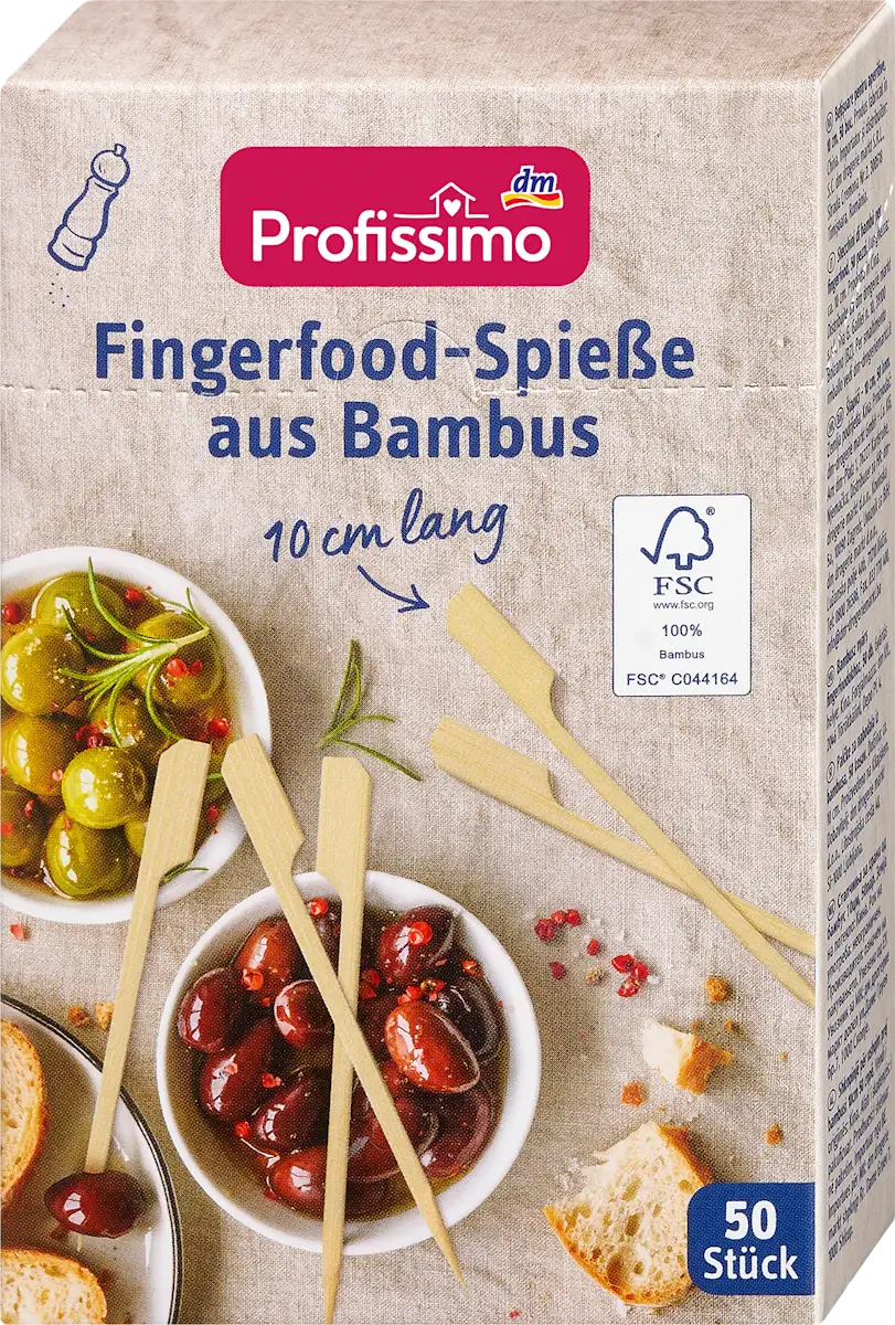 Štapići od bambusa za hranu, 50 kom