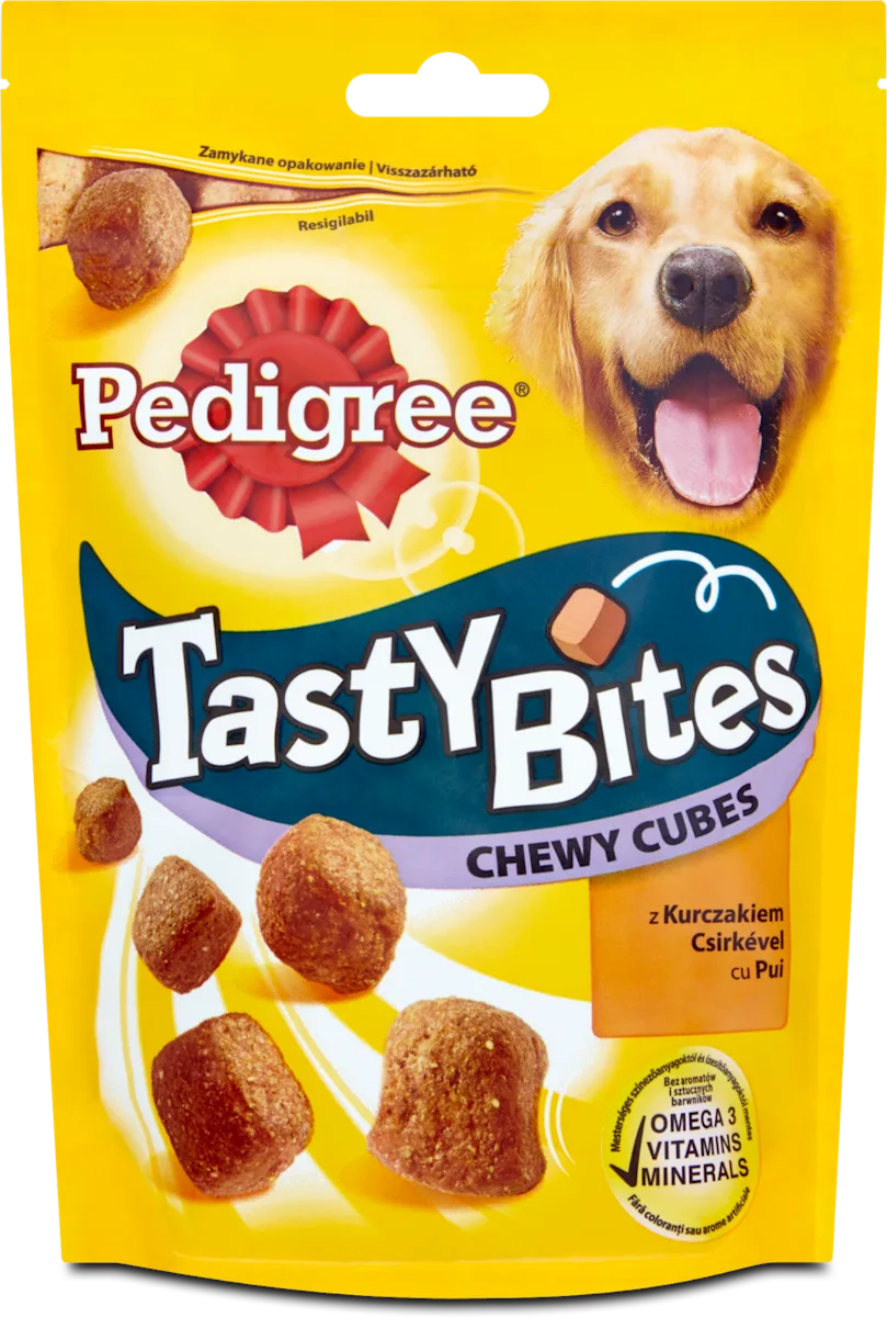 Tasty Bites poslastice za pse u komadićima- pačetina i piletina, 130 g