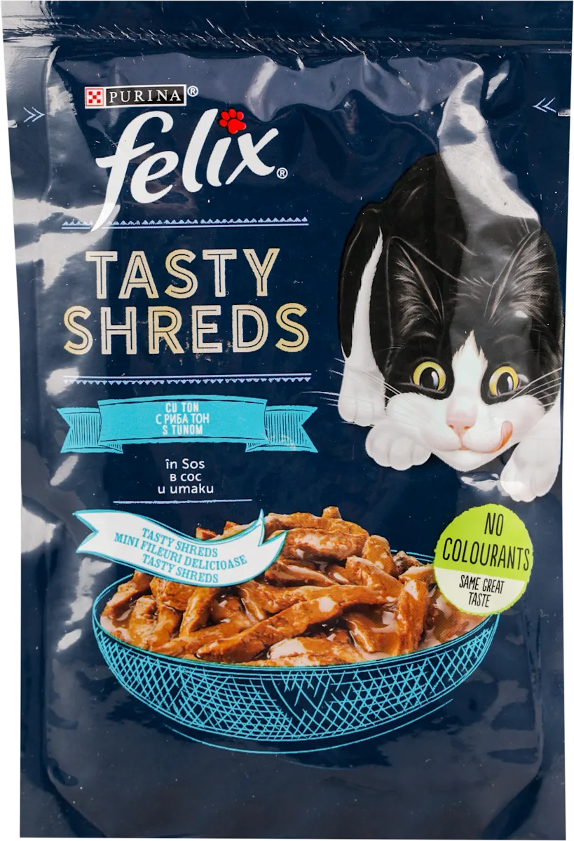 TASTY SHREDS kompletna vlažna hrana za odrasle..., 80 g