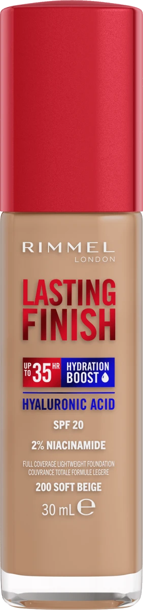Tečni puder Lasting Finish 35H - 200 Soft Beige,..., 30 ml