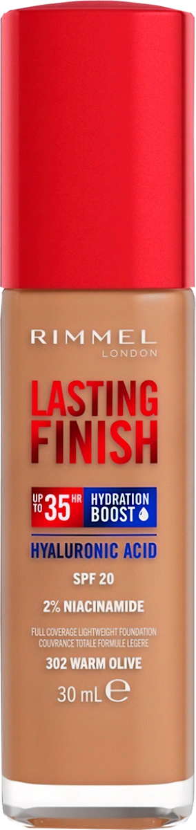 Tečni puder Lasting Finish 35H - 302 Warm Olive, 30 ml