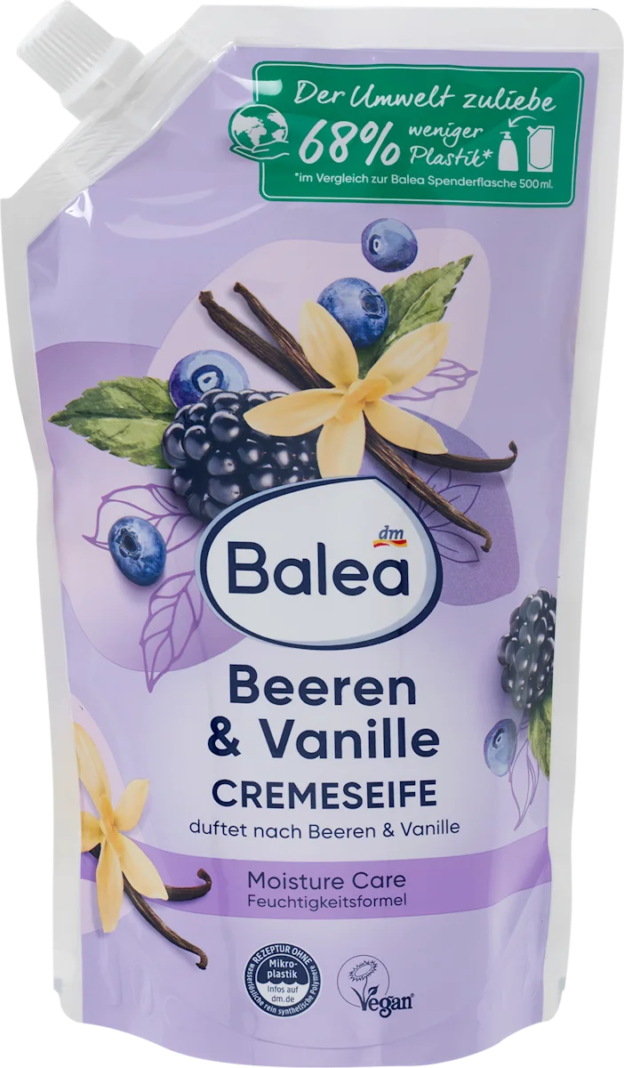 Tečni sapun - bobičasto voće i vanila, dopuna, 500 ml