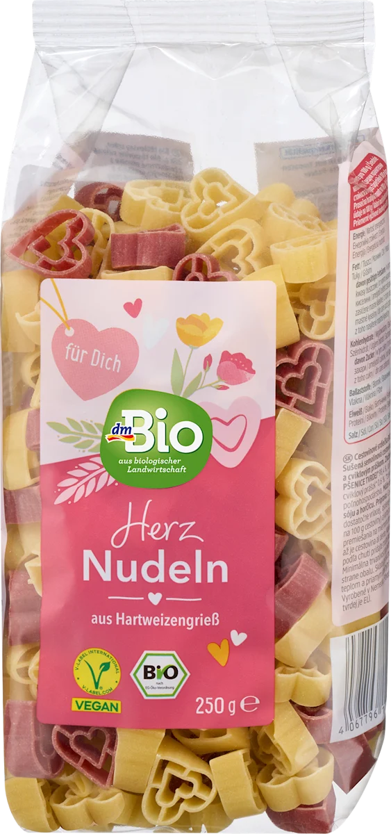 Testenina u obliku srca, 250 g
