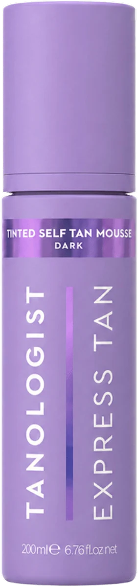 Tinted Self Tan Mousse EXPRESS TAN mus za samopotamljivanje - DARK, 200 ml