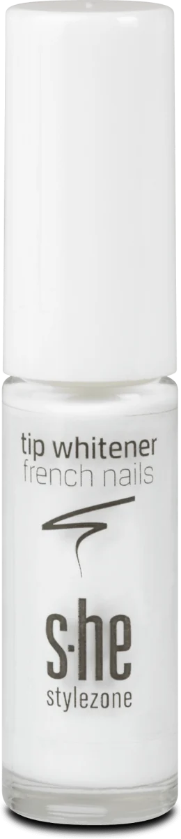 tip whitener french nails, beli lak za vrhove..., 1 kom
