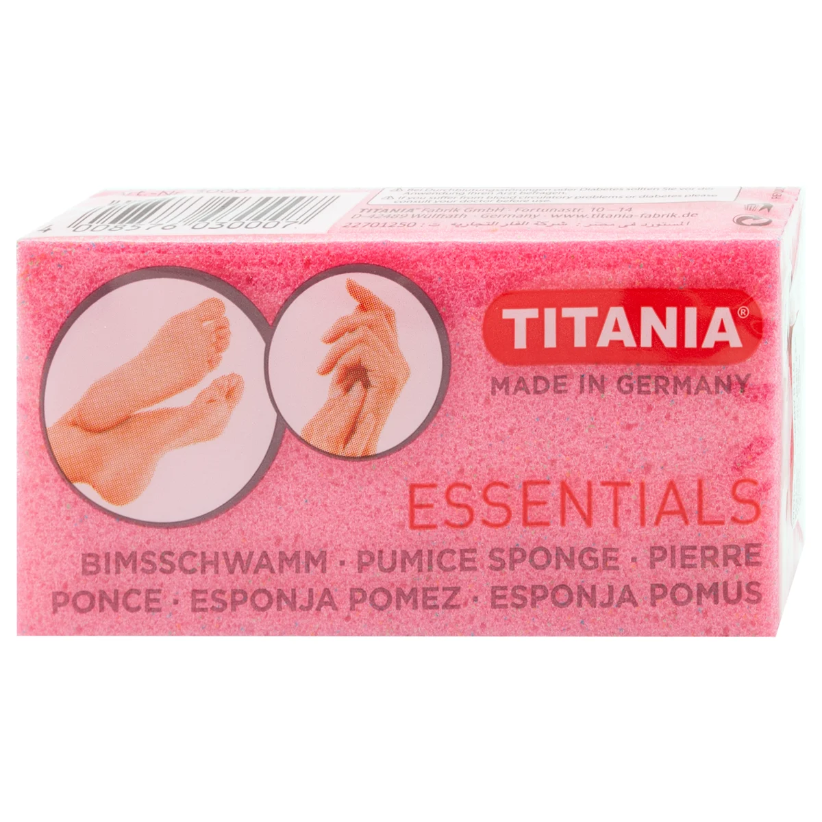 TITANIA kamen za stopala, 1 kom