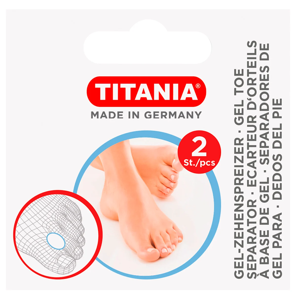 TITANIA separator za prste, 1 kom