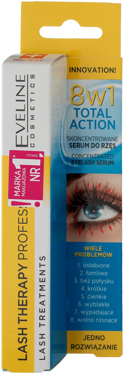 TOTAL ACTION 8u1 serum za trepavice, 10 ml