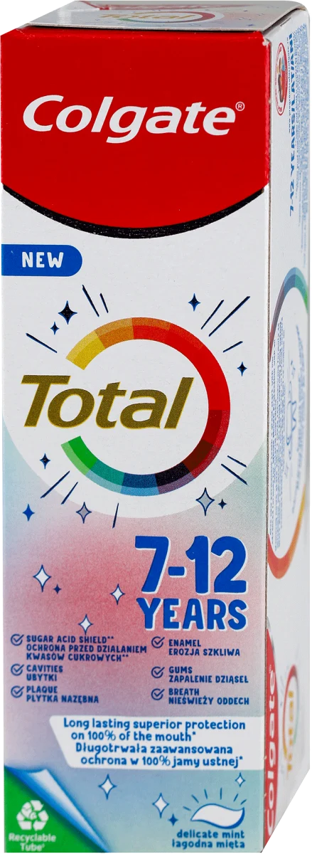 Total dečija pasta za zube, 7-12 godina, 50 ml