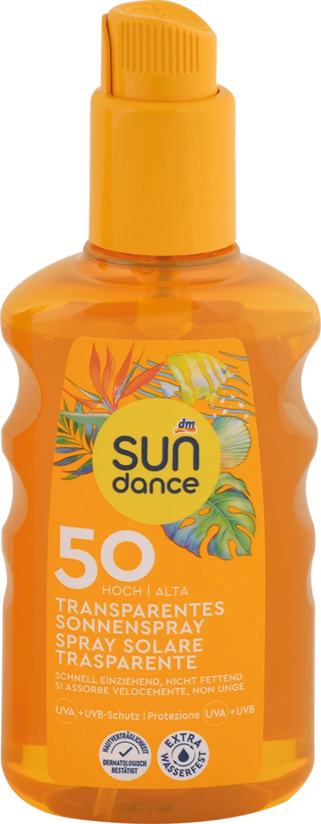 Transparentni sprej za zaštitu od sunca, SPF 50, 200 ml