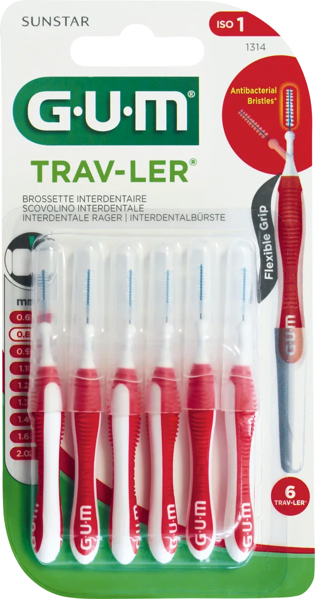 TRAV-LER interdentalna četkica, 0,8 mm, 6 kom