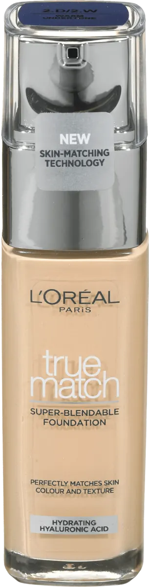 true match tečni puder – 2.W/2.D Warm Undertone, 30 ml