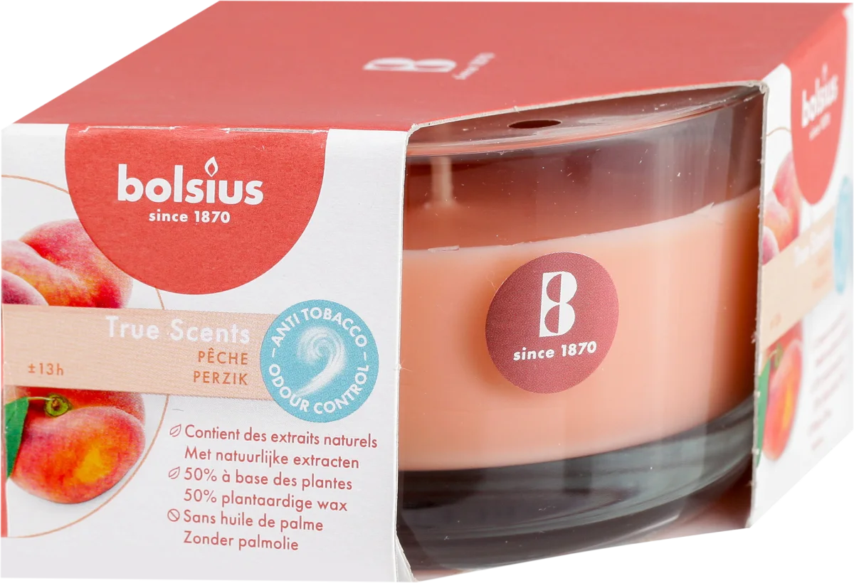 True Scents mirišljava sveća - breskva, 1 kom