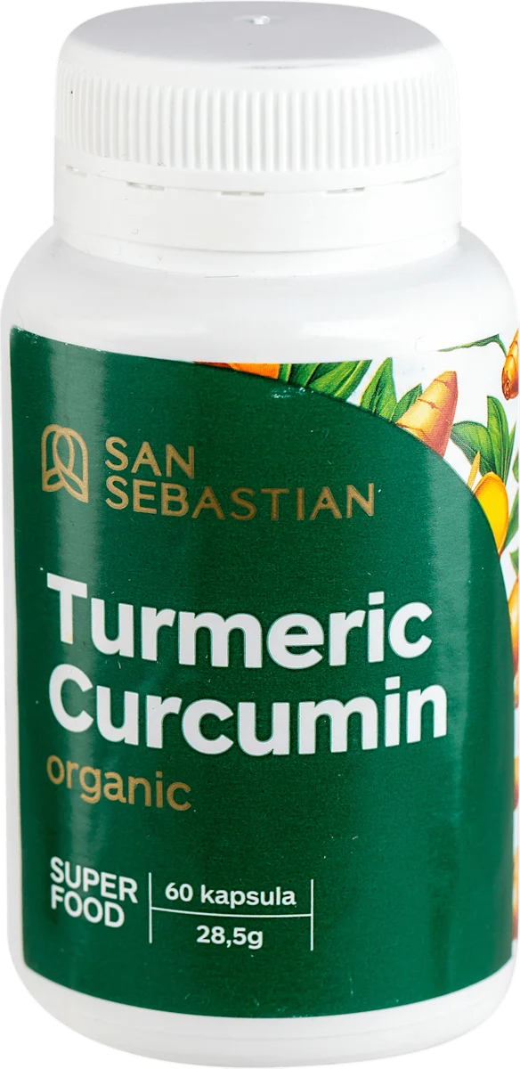 Turmeric Curcumin organic kapsule, 60 kom