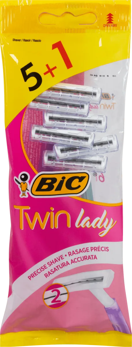 Twin lady ženski brijač, 6 kom