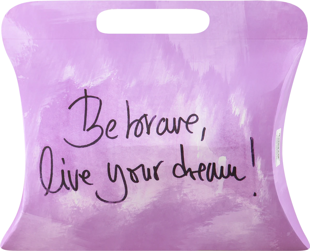 Ukrasna poklon kesa srednja - Be brave, live your..., 1 kom