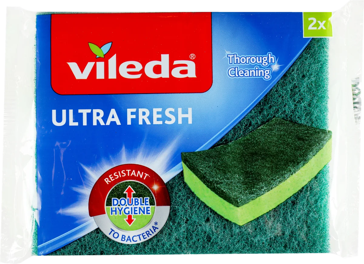 ULTRA FRESH - abrazivni sunđer za pranje posuđa, 2 kom