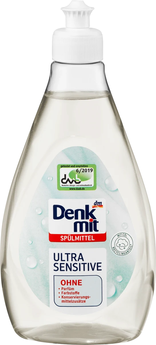 Ultra Sensitive detergent za ručno pranje sudova, 500 ml
