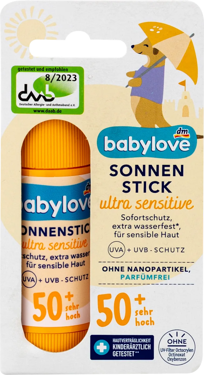 ultra sensitive stik za sunčanje sa veoma visokim zaštitnim faktorom, SPF 50+, 20 g