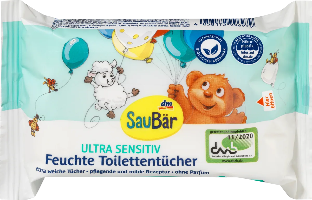 ULTRA SENSITIVE Vlažni toalet papir, 20 kom