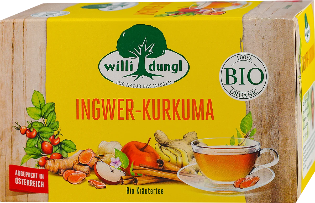 Đumbir i kurkuma organski čaj (20 kesica x 2g), 40 g