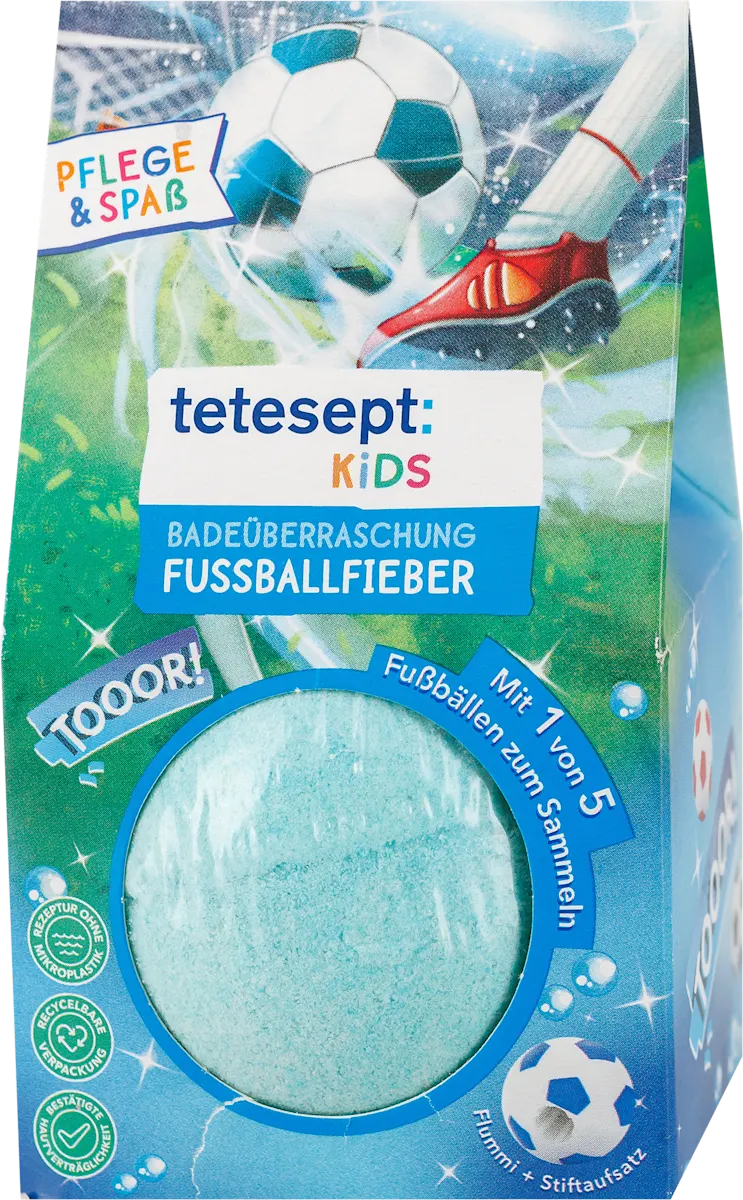 Šumeća penušava kupka za decu - Fudbalska groznica, 140 g