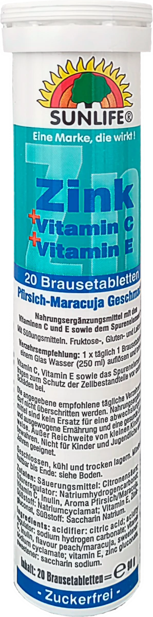 Šumeće tablete, cink, vitamin C, vitamin E, 20 kom