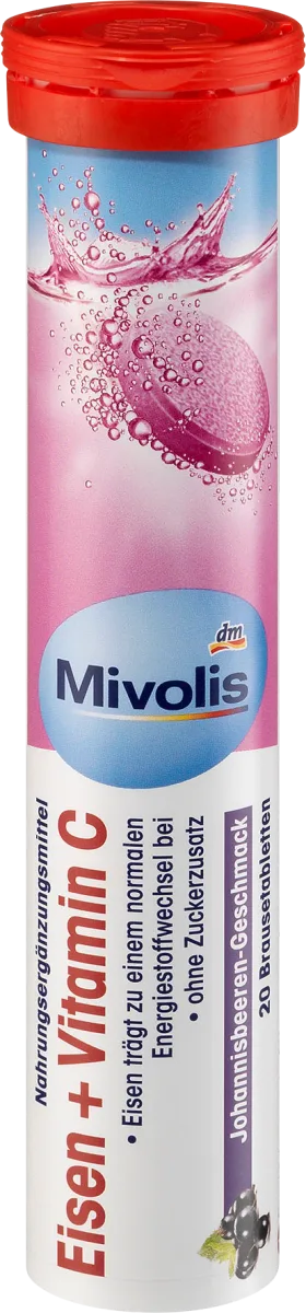 Šumeće tablete gvožđe + vitamin ,  ukus: crna..., 82 g