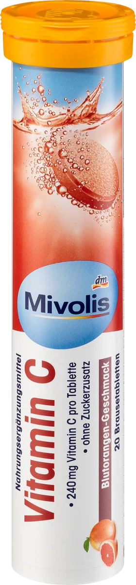 Šumeće tablete vitamin C - ukus: crvena..., 82 g