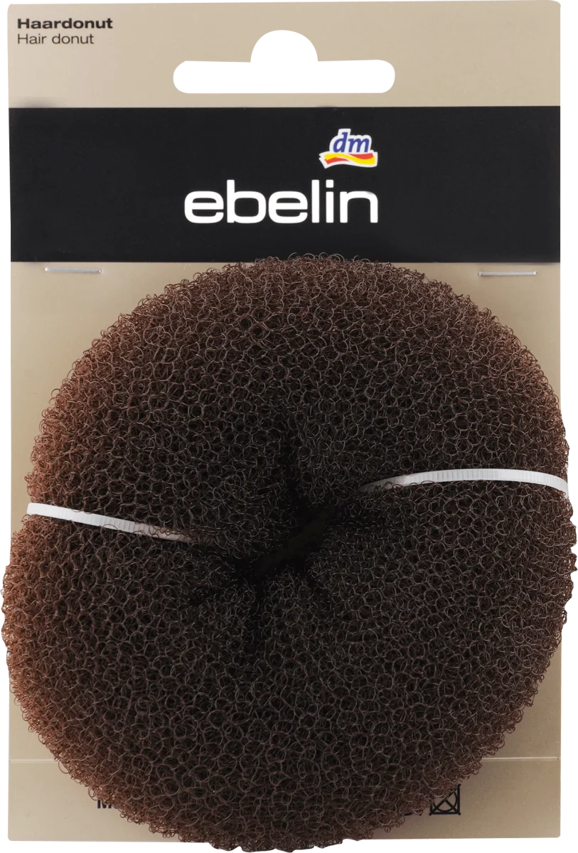 Umetak za punđu, braon, 1 kom