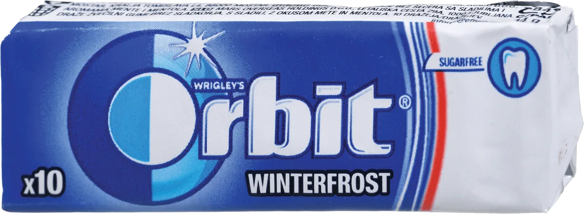 Žvakaća guma Winterfrost, 10 kom
