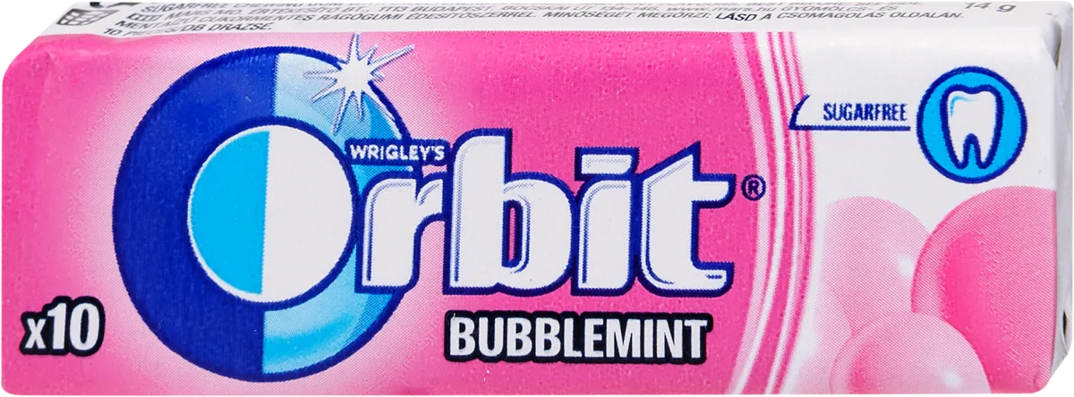Žvakaće gume Bubblemint, 10 kom