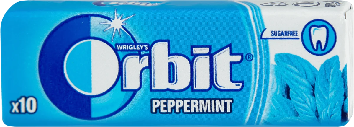 Žvakaće gume Peppermint, 10 kom
