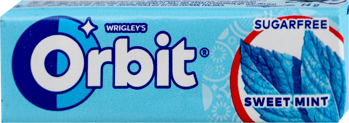 Žvakaće gume SWEET MINT, 10 kom