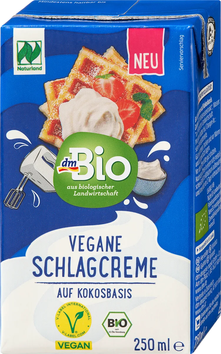Veganska krema za šlag, 250 g
