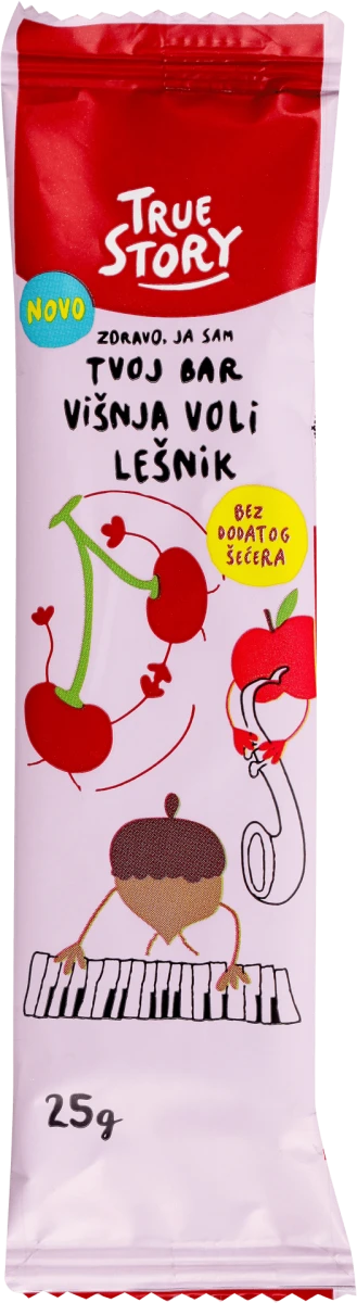 Višnja lešnik bar, 25 g