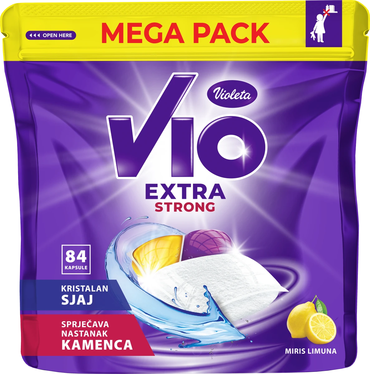 VIO EXTRA STRONG tablete za mašinsko pranje..., 84 kom