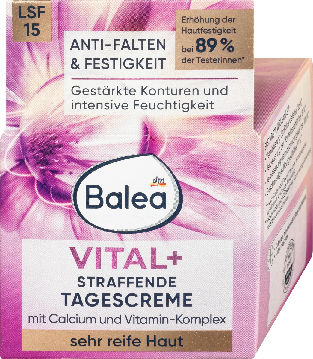 VITAL+ dnevna krema za lice, SPF15, 50 ml