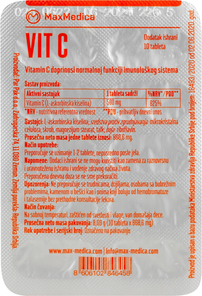 Vitamin C, 10 kom