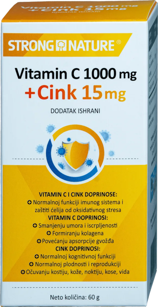 Vitamin C+Cink, 60 g