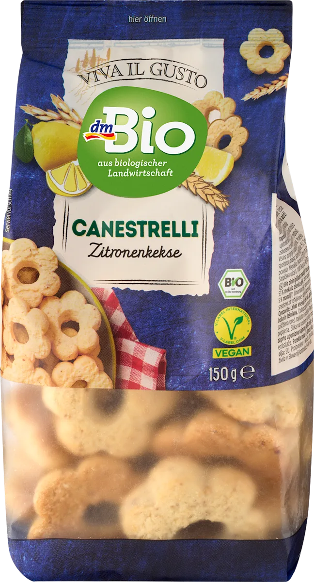 VIVA IL GUSTO CANESTRELLI keks od speltinog brašna sa bademima, 150 g