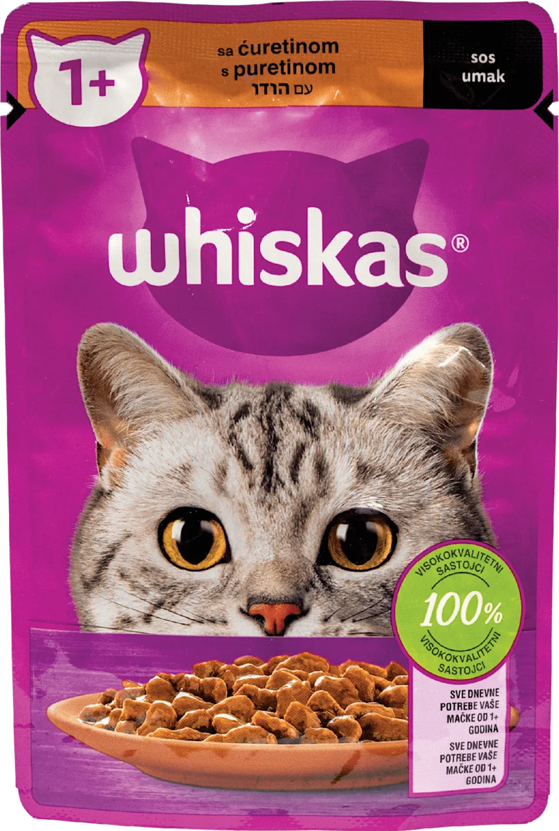 Vlažna hrana za mačke - ćuretina, 85 g