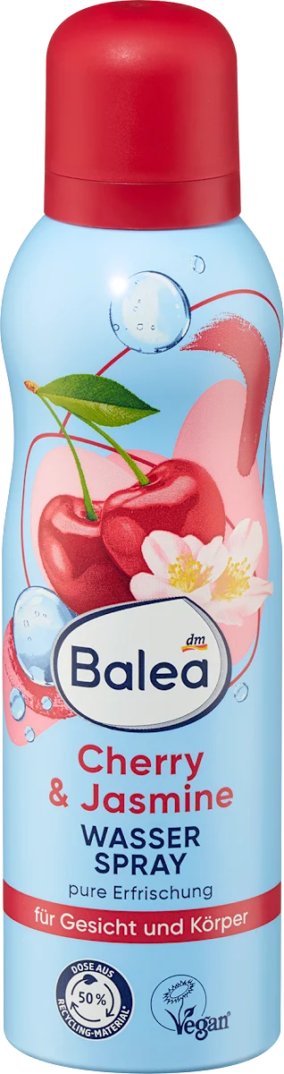 Vodeni sprej za lice i telo – trešnja i jasmin, 150 ml